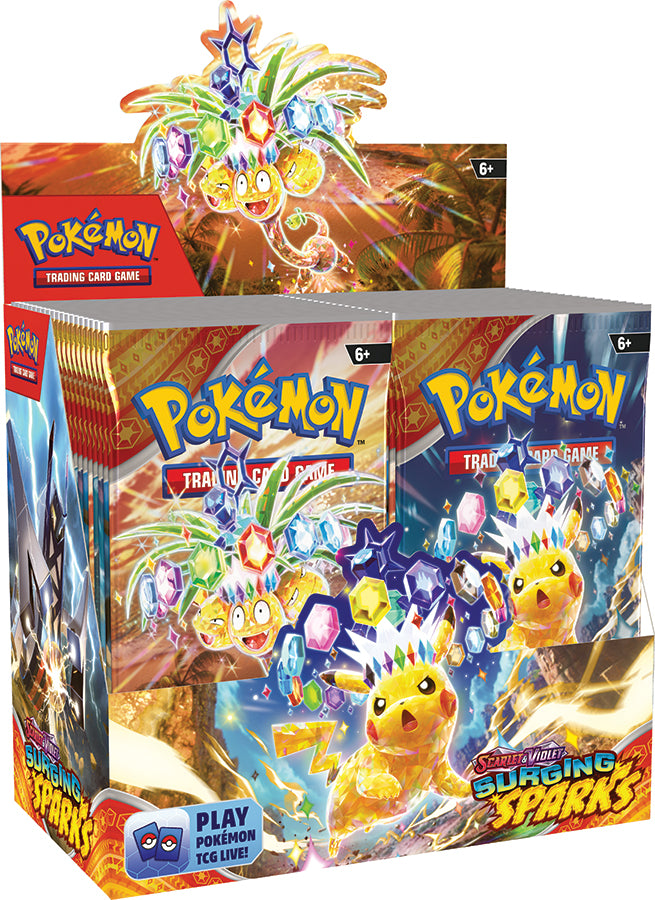 Pokemon TCG: Scarlet & Violet - Surging Sparks Booster Display (36) BAM Cards Pokemon TCG: Scarlet & Violet - Surging Sparks Booster Display (36) BAM Cards