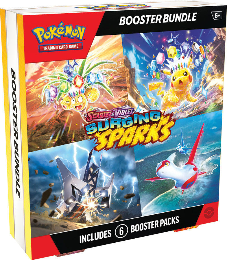 Pokemon TCG: Scarlet & Violet - Surging Sparks Booster Bundle (6 packs BAM Cards Pokemon TCG: Scarlet & Violet - Surging Sparks Booster Bundle (6 packs BAM Cards