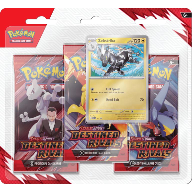 Pokemon TCG: Scarlet & Violet - Destined Rivals Three-Booster Blister