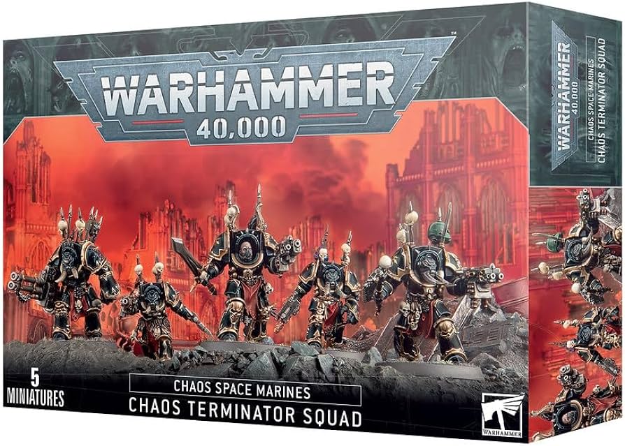 KIT MINIATURE WARHAMMER 40,000 - CHAOS SPACE MARINES - CHAOS
