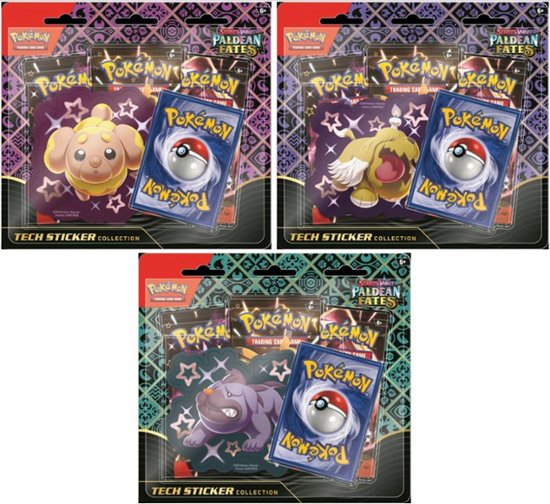 Pokemon TCG: Scarlet & Violet - Paldean Fates Tech Sticker Collection