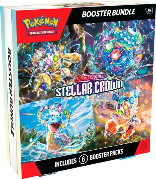 Pokemon TCG: Scarlet & Violet - Stellar Crown Booster Bundle (6 packs)