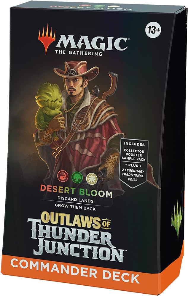 Magic the Gathering CCG: Desert Bloom- Outlaws of Thunder Junction Commander Deck