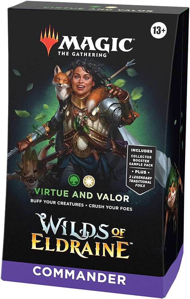 Magic the Gathering CCG: Wilds of Eldraine Commander Deck - Virtue and Valor