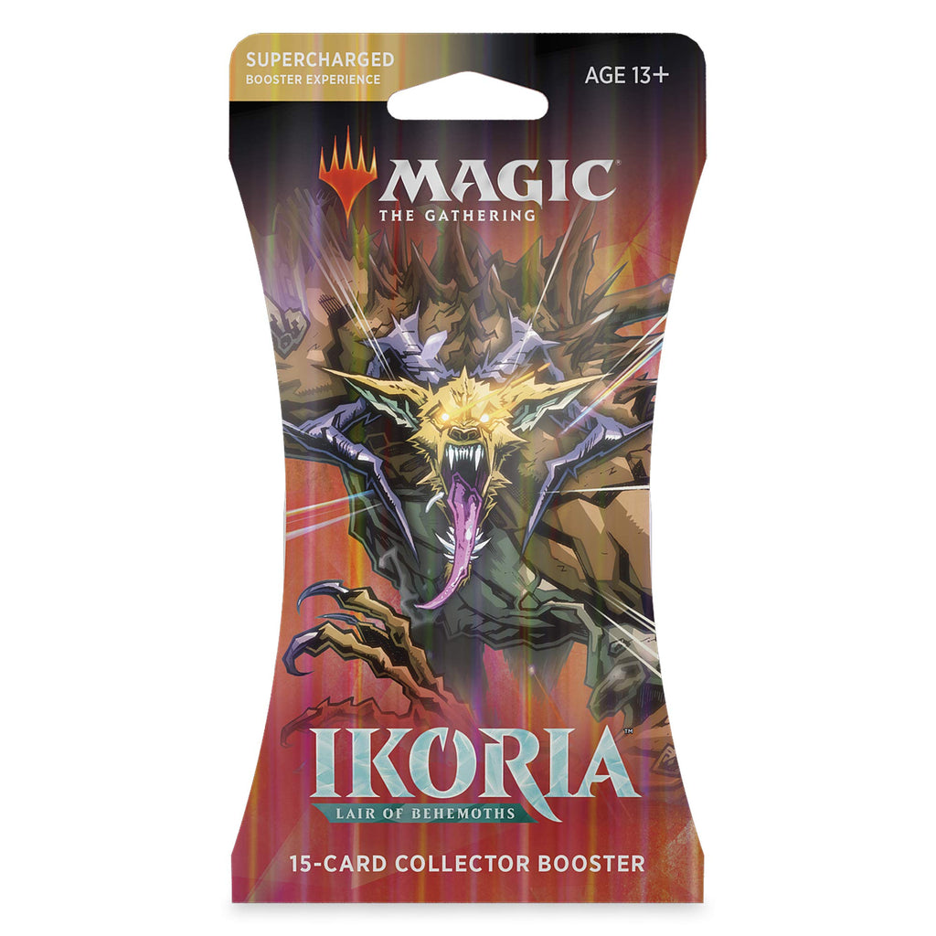 magic the gathering ikoria lair of behemoths booster box Amazon.com: Magic: The Gathering Ikoria: Lair of Behemoths Collector Booster  | 15 Card Booster Pack