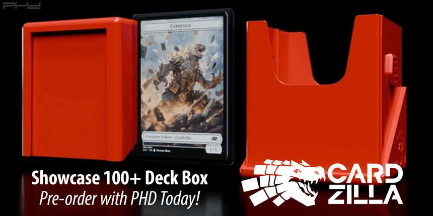 Deck Box: Cardzilla Showcase 100+- Red