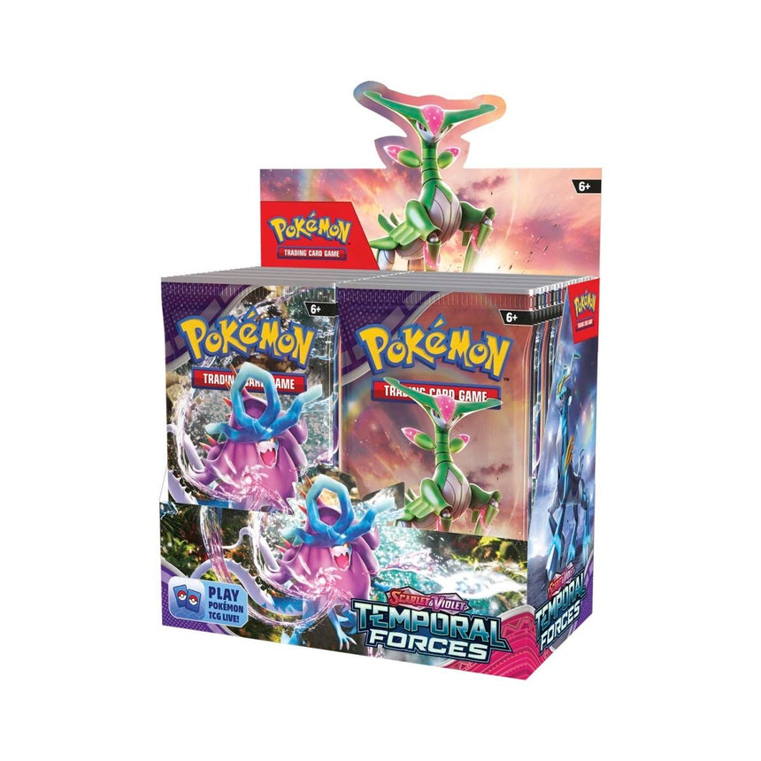 Pokemon TCG: Scarlet & Violet - Temporal Forces Booster Display