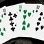 666 Dark Reserves - Green - BAM Playing Cards (5989369184405)