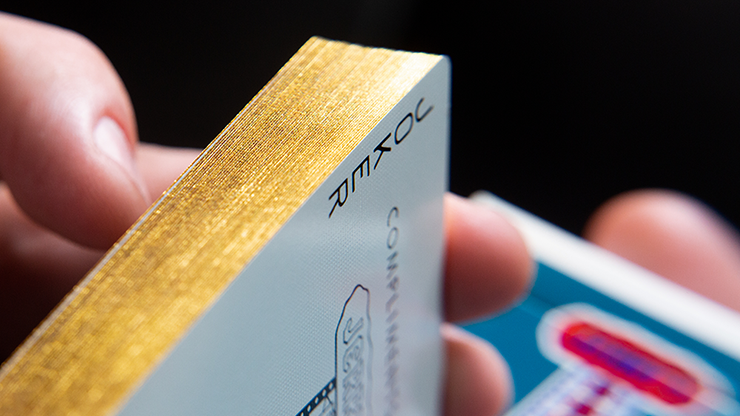 Jerry's Nuggets - Vintage Feel Aqua (Gilded) - BAM Playing Cards (5679020081301)