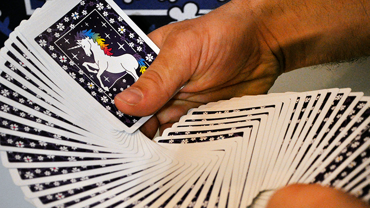Bicycle Unicorn - Purple - BAM Playing Cards (6150307774613)