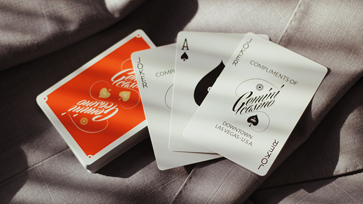 Gemini Casino 1975 Orange - BAM Playing Cards (5623702290581)