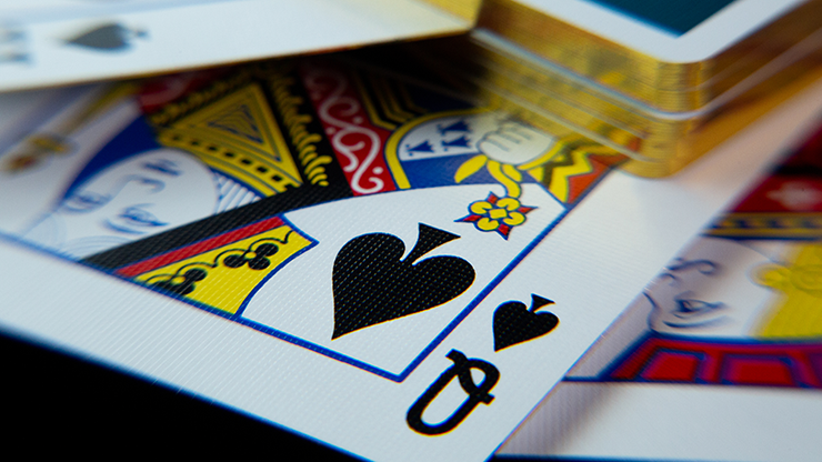 Jerry's Nuggets - Vintage Feel Aqua (Gilded) - BAM Playing Cards (5679020081301)