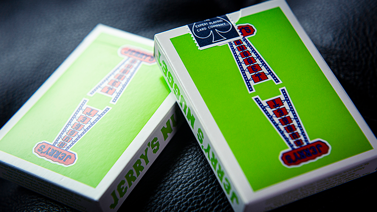 Jerry's Nuggets - Vintage Feel Green - BAM Playing Cards (5678973354133)