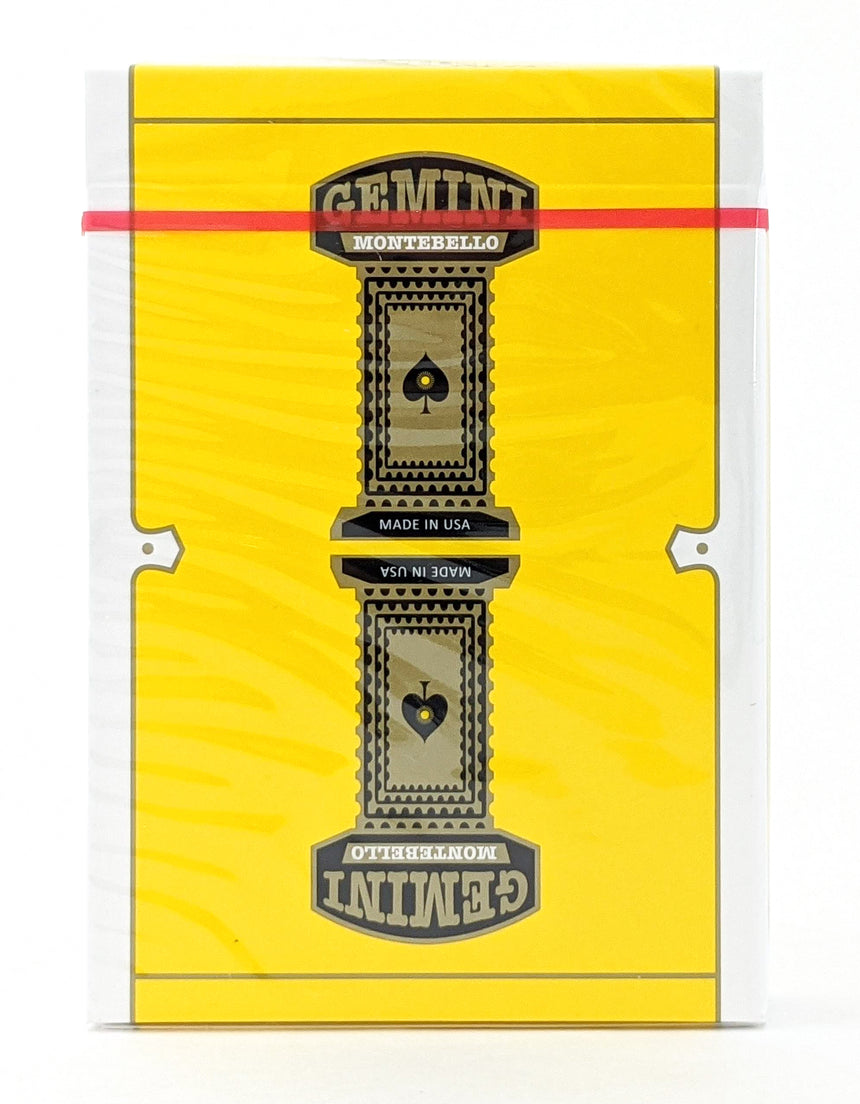 Gemini Casino Yellow - BAM Playing Cards (5542181372053)