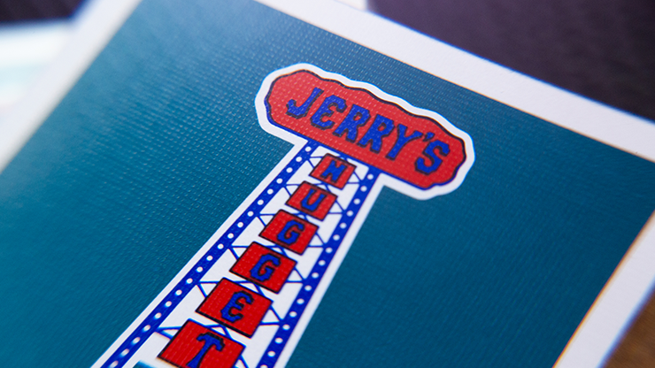 Jerry's Nuggets - Vintage Feel Aqua (Gilded) - BAM Playing Cards (5679020081301)