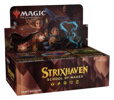 Magic the Gathering CCG: Strixhaven - School of Mages Set Booster Box (30 Packs) (7043606544533) (7336220066012)