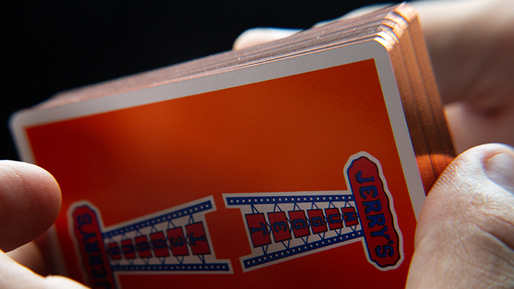 Jerry's Nuggets - Vintage Feel Orange (Gilded) - BAM Playing Cards (5679032893589)