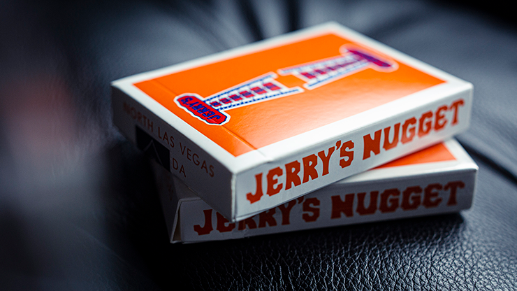 Jerry's Nuggets - Vintage Feel Orange (Gilded) - BAM Playing Cards (5679032893589)