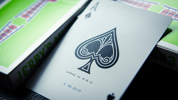 Jerry's Nuggets - Vintage Feel Green - BAM Playing Cards (5678973354133)