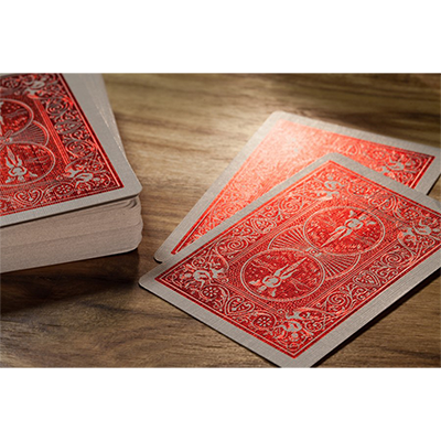 Bicycle Rider Back Crimson Luxe Red - BAM Playing Cards (5718915547285)
