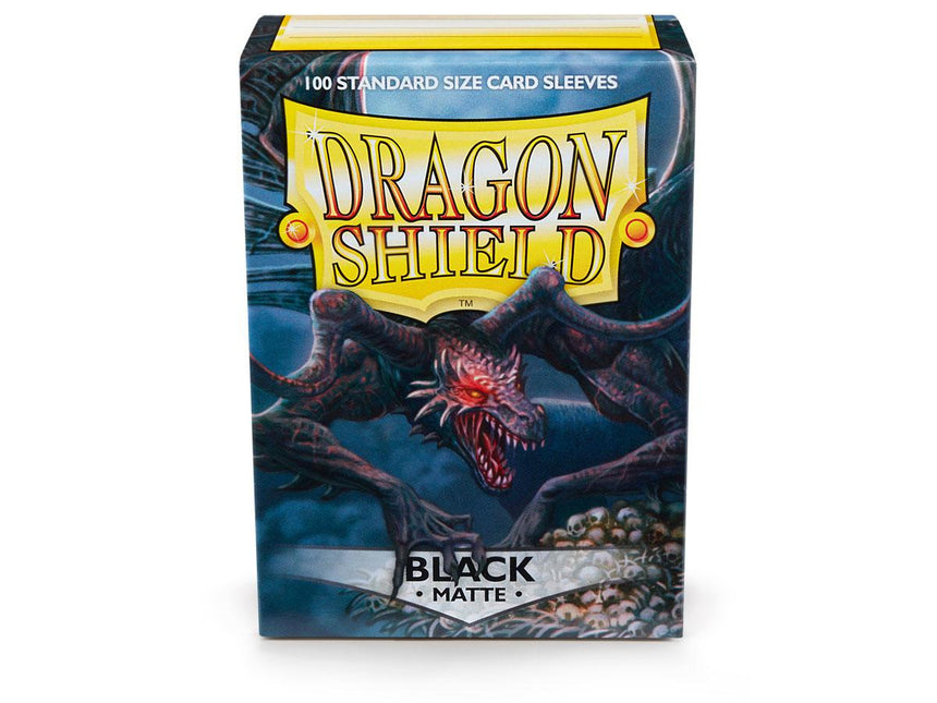 Dragon Shields: (100) Matte Black (7108434165909)
