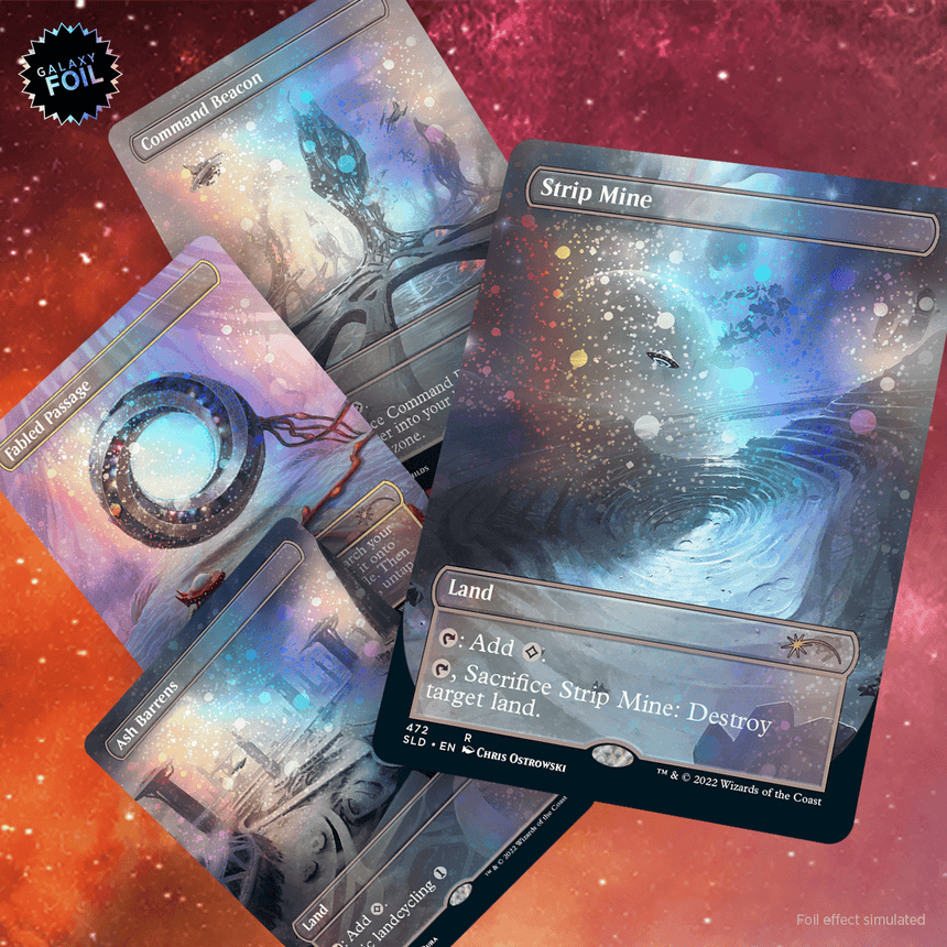Magic The Gathering CCG: Secret Lair - Totally Spaced Out (Galaxy Foil Edition)