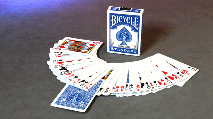 Invisible Deck Bicycle (Blue) (6654130159765)