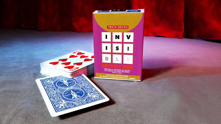 Invisible Deck Bicycle (Blue) (6654130159765)