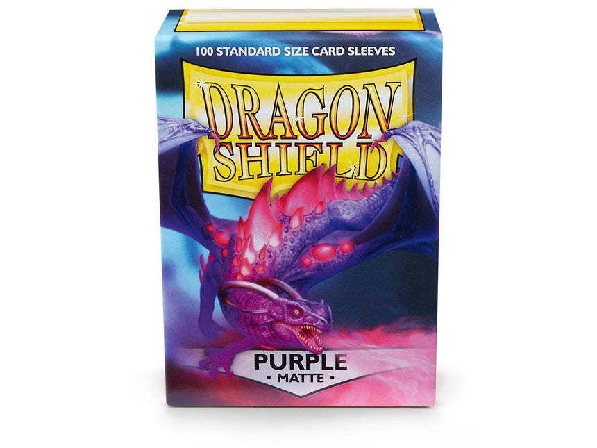 Dragon Shields: (100) Matte Purple (7108433215637)