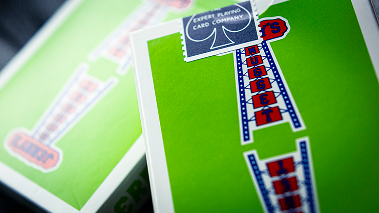 Jerry's Nuggets - Vintage Feel Green - BAM Playing Cards (5678973354133)