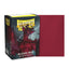 Dragon Shields: (100) Matte - Blood Red
