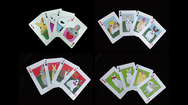 Bicycle Rabbit Playing Cards (6602027073685)