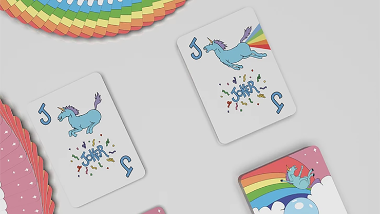 Rainbow Unicorn Fun Time! Playing Cards (6750778818709)