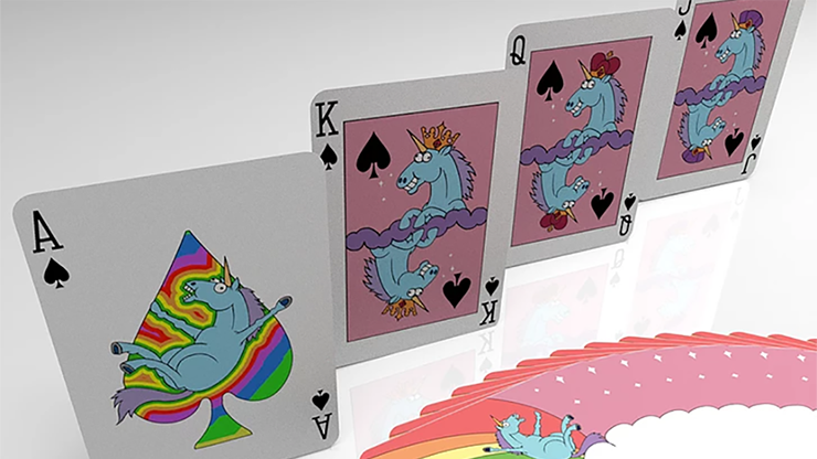 Rainbow Unicorn Fun Time! Playing Cards (6750778818709)