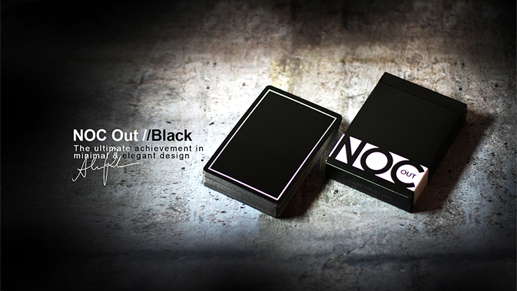 NOC Out: Black Playing Cards (6365185147029)