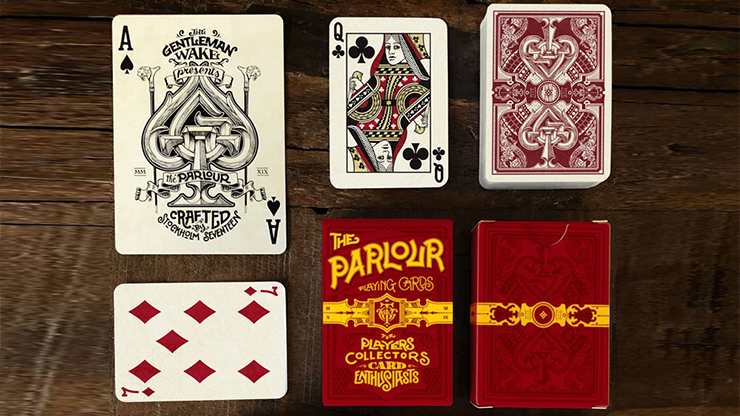 The Parlour Playing Cards (Red) (6467205070997)