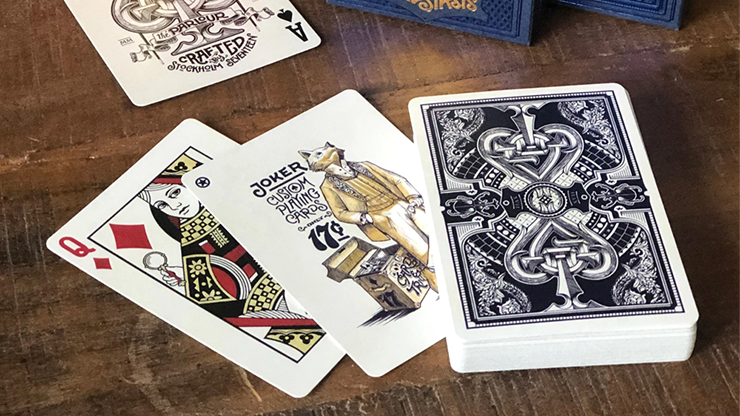 The Parlour Playing Cards (Blue) (6467204382869)