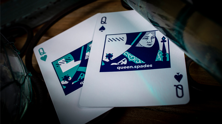 Sinis (Turquoise) Playing Cards (6634899931285)