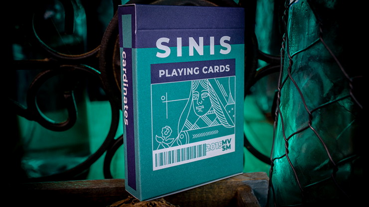 Sinis (Turquoise) Playing Cards (6634899931285)
