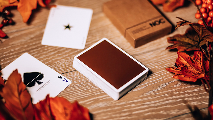 NOC on Wood (Brown) Playing Cards (6750773969045)