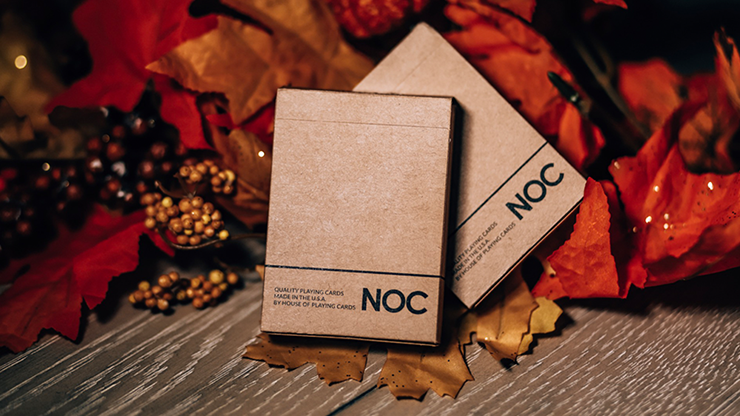 NOC on Wood (Brown) Playing Cards (6750773969045)
