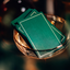NOC Out: Green and Gold Playing Cards (6531560898709)