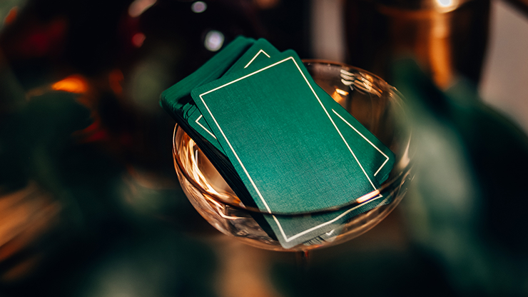 NOC Out: Green and Gold Playing Cards (6531560898709)
