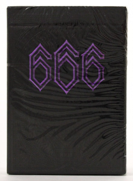 666 Dark Reserves Purple - BAM Playing Cards (5989384978581)
