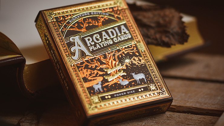 The Arcadia Signature Edition (Brown) Playing Cards (6348111282325)