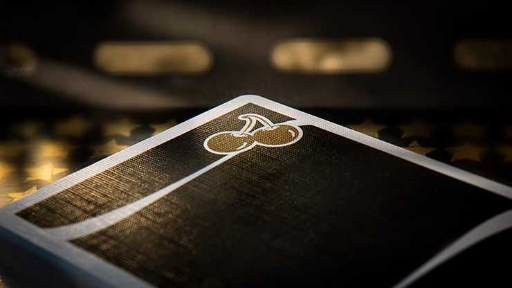 Cherry Casino (Monte Carlo Black and Gold) Playing Cards (7113720987797)