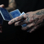 Black Roses Blue Magic Playing Cards (6515693420693)