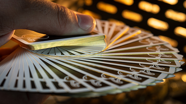 Limited Edition Cherry Casino Gilded (Monte Carlo Black and Gold) Numbered Seals Playing Cards (7113727049877)