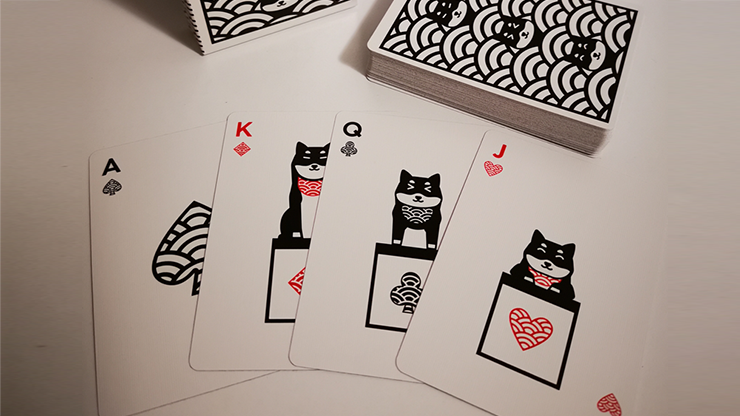 Shiba Seigaiha Playing cards (6920885469333)