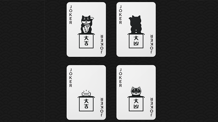 Shiba Seigaiha Playing cards (6920885469333)